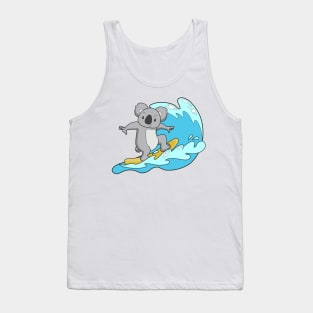 kawaii surfing koala Tank Top